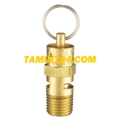 شیر اطمینان سوپاپ اطمینان کمپرسور هوا 8 بار رزوه 1/4 اینچ